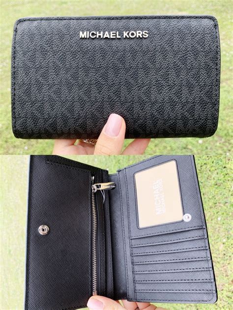 michael kors wallet slim black|Michael Kors slim wallet men's.